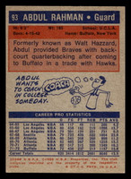 1972-73 Topps #93 Mahdi Abdul-Rahman Excellent+  ID: 448965