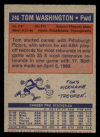 1972-73 Topps #240 Tom Washington Excellent+  ID: 449245