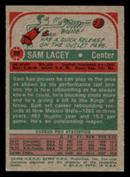 1973-74 Topps #85 Sam Lacey Very Good  ID: 449472