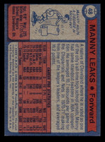 1974-75 Topps #48 Manny Leaks Near Mint  ID: 450047