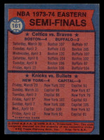 1974-75 Topps #161 NBA Eastern Semis Ex-Mint  ID: 450322