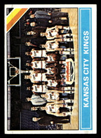 1975-76 Topps #211 Kansas City Kings TC Excellent Writing on Back 