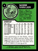 1977-78 Topps #4 Norm Van Lier Near Mint+  ID: 450919