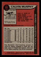 1979-80 Topps #81 Calvin Murphy Ex-Mint 