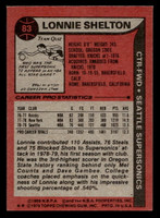 1979-80 Topps #83 Lonnie Shelton Ex-Mint  ID: 451951