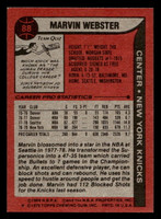 1979-80 Topps #88 Marvin Webster Near Mint  ID: 451965