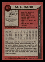 1979-80 Topps #107 M.L. Carr Near Mint  ID: 452014