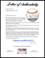 Yogi Berra Larson Cone Wells PSA/DNA Signed Auto Baseball Yankees Perfect Games