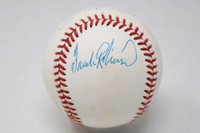 Mantle Yastrzemski Williams Robinson PSA/DNA Signed Auto Baseball Triple Crown ID: 452766