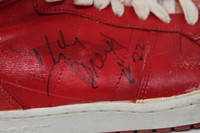 Clyde Drexler PSA/DNA Signed Game Used Worn Shoe KangaROOS Trailblazers