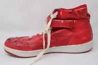 Clyde Drexler PSA/DNA Signed Game Used Worn Shoe KangaROOS Trailblazers