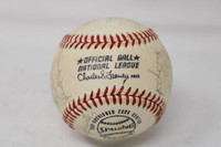 Gaylord Perry 1971 Team Signed Baseball Giants 23 Autos Mays/McCovey Clubhouse