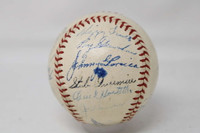 Dick Wakefield Eddie Mayo 1940's Team Signed Baseball Tigers 20+ Autos