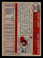 1957 Topps #48 Bill Bruton Excellent  ID: 453282
