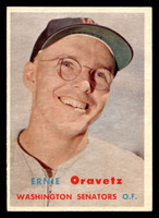 1957 Topps #179 Ernie Oravetz Ex-Mint  ID: 453434