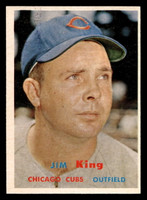1957 Topps #186 Jim King Near Mint  ID: 453444