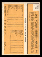 1963 Topps #145 World Series Game 4 Hiller Blasts Grand Slammer Excellent+  ID: 453980