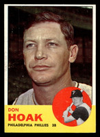 1963 Topps #305 Don Hoak Ex-Mint  ID: 454329