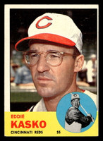 1963 Topps #498 Eddie Kasko Excellent+  ID: 454625
