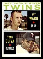 1964 Topps #116 Jay Ward/Tony Oliva Twins Rookies VG-EX RC Rookie  ID: 455014