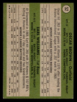 1971 Topps #52 Oscar Brown/Earl Williams Ex-Mint RC Rookie  ID: 456223