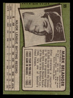 1971 Topps #99 Mark Belanger Ex-Mint  ID: 456429