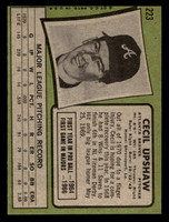1971 Topps #223 Cecil Upshaw Ex-Mint  ID: 456919