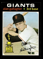 1971 Topps #224 Alan Gallagher Ex-Mint RC Rookie  ID: 456925