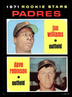 1971 Topps #262 Jim Williams/Dave Robinson Padres Rookies Ex-Mint RC Rookie  ID: 457072