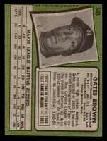 1971 Topps #503 Gates Brown Ex-Mint  ID: 458070