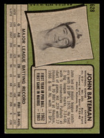 1971 Topps #628 John Bateman Ex-Mint  ID: 458531