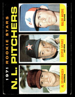 1971 Topps #747 Al Severinsen/Scipio Spinks/Balor Moore NL Rookie Pitchers Very Good RC Rookie High #  ID: 458781