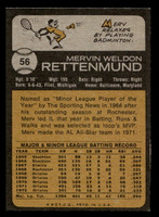 1973 Topps #56 Merv Rettenmund Ex-Mint  ID: 459064