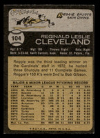 1973 Topps #104 Reggie Cleveland Ex-Mint  ID: 459298