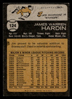 1973 Topps #124 Jim Hardin Ex-Mint  ID: 459402