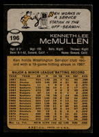 1973 Topps #196 Ken McMullen Near Mint  ID: 459731