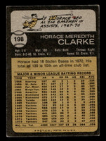 1973 Topps #198 Horace Clarke Excellent+  ID: 459743