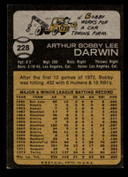 1973 Topps #228 Bobby Darwin Ex-Mint  ID: 459879