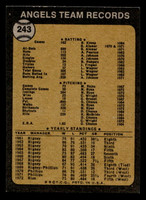 1973 Topps #243 Angels Team Ex-Mint  ID: 459946