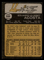 1973 Topps #244 Ed Acosta Near Mint  ID: 459948