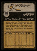 1973 Topps #263 George Scott Excellent+  ID: 460032