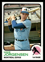 1973 Topps #281 Mike Jorgensen Near Mint+  ID: 460101