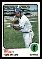 1973 Topps #299 Ted Ford Ex-Mint  ID: 460192