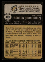 1973 Topps #492 Pedro Borbon Ex-Mint  ID: 461068