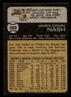 1973 Topps #509 Jim Nash Near Mint  ID: 461154
