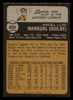 1973 Topps #625 Angel Mangual Ex-Mint High #  ID: 461694