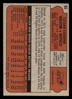 1972 Topps #65 Cesar Cedeno Ex-Mint  ID: 462014