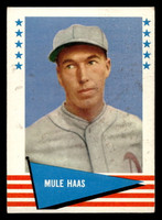1961 Fleer #109 Mule Haas Excellent 