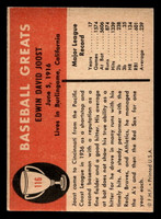 1961 Fleer #116 Eddie Joost Ex-Mint  ID: 462894