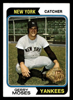 1974 Topps #19 Jerry Moses Ex-Mint 
